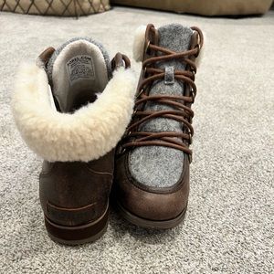 Sorel Harlow Genuine Shearling Boots